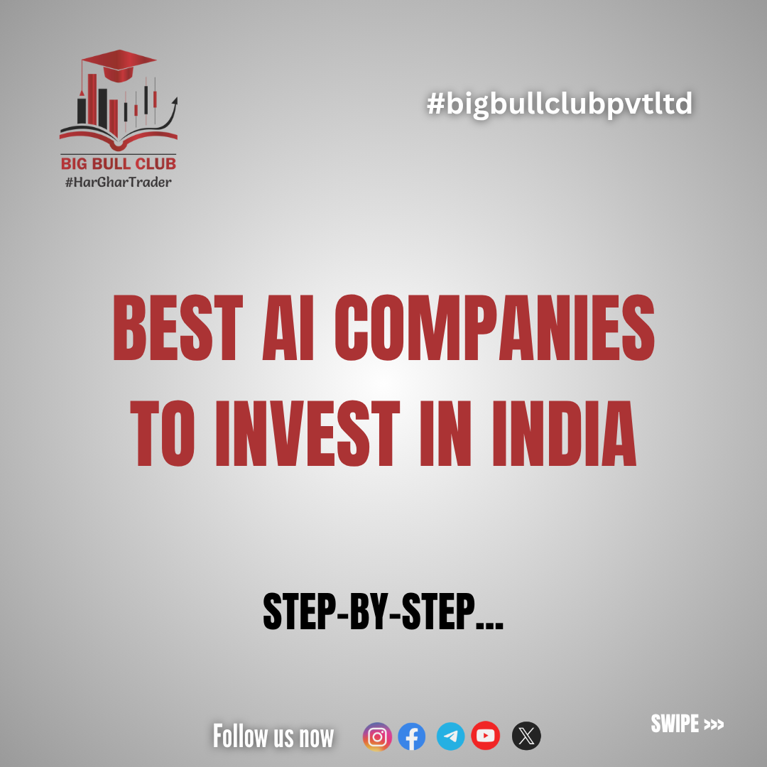 "Top AI companies to invest in India with insights from the best stock market course in Ahmedabad and the best stock market institute in Gujarat for smart investing."